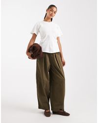 ONLY - Cinch Waist T-Shirt - Lyst