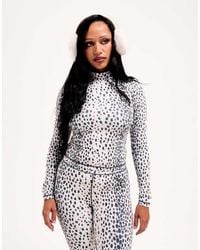 Juicy Couture - Co-Ord Thermal Roll Neck Long Sleeve Top - Lyst