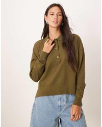 ASOS - Knitted Structured Rugby Top - Lyst