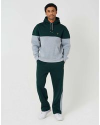Brave Soul - Relaxed Fit Colourblock Hoodie & Wide Leg Jogger Co-Ord - Lyst
