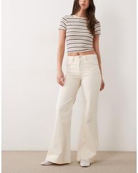 Mango - Theita 100% Cotton Flared Jean - Lyst