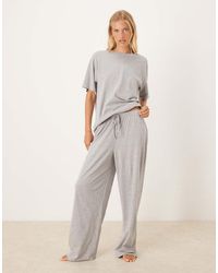 ASOS - Mix & Match Cotton Pyjama Trouser - Lyst