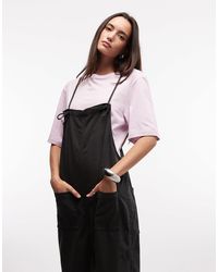 Monki - Cotton Cami Relaxed Fit Jumpsuit - Lyst