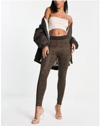 adidas Originals - Luxe Lounge High Waisted Repeat Logo leggings - Lyst
