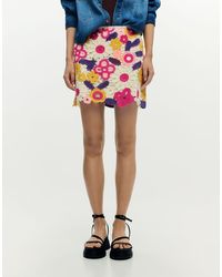 Desigual - Mini Crochet Skirt - Lyst