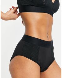 Calvin Klein - Intrinsic High Waisted Brief With Lace Inserts - Lyst