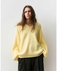 Pull&Bear - Pull oversize à ourlet asymétrique - Lyst
