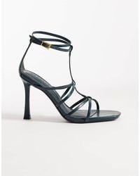 ASOS - Natalia Caged T Bar High Heel Sandals - Lyst