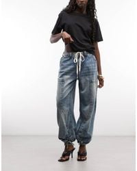 TRUE RELIGION - baggy Denim Jeans - Lyst