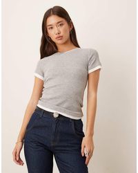 JJXX - Double Layer Short Sleeve Tee - Lyst