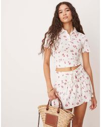 ASOS - Polo T-Shirt Met Knopen - Lyst