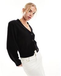 & Other Stories - Merino Wool Knitted Cardigan With Bold Shoulder - Lyst
