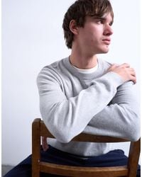 TOPMAN - Essential Knitted Crew Neck Jumper - Lyst