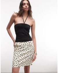 Monki - Low Rise Knee Length Skirt - Lyst