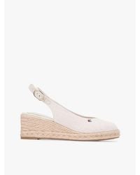 Tommy Hilfiger - Hemp Slingback Wedge Espadrilles - Lyst