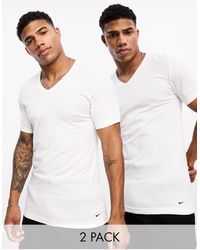 Nike - Dri-fit Essential Cotton Stretch 2 Pack T-shirt - Lyst