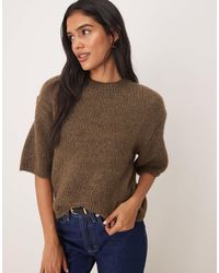 Jdy - – kurzärmliger pullover aus strick - Lyst