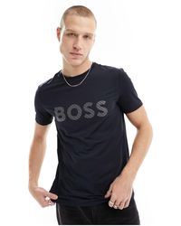 BOSS - – tee active – schmal geschnittenes t-shirt - Lyst