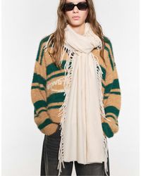 Pull&Bear - – fransenschal - Lyst
