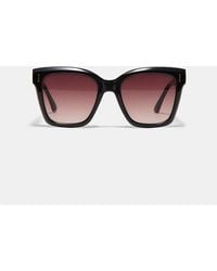 Stradivarius - – eckige cat-eye-sonnenbrille aus kunstharz - Lyst