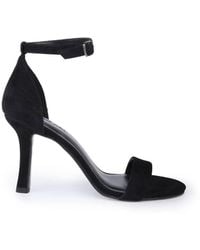 OFF THE HOOK - Ashleigh Suede Leather High-Heel Ankle-Strap Sandals - Lyst