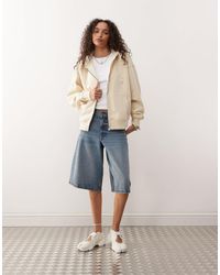 Collusion - Zip Through Boxy Hoodie - Lyst
