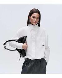 adidas Originals x ASOS - Oversized Funnel Neck Shirt - Lyst
