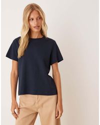 Aware - Recht T-Shirt Van Zware Stof - Lyst
