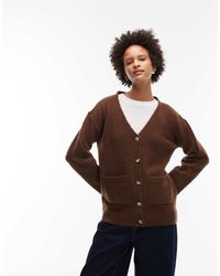 ASOS - Knitted Oversized Cardigan - Lyst