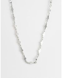 ASOS - Hexagon Link Chain Necklace - Lyst