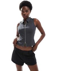 Cotton On - Izzy Zip Through Vest - Lyst
