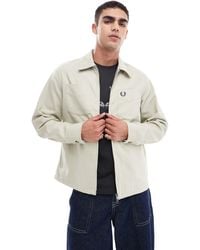 Fred Perry - – langärmlige hemdjacke aus twill - Lyst