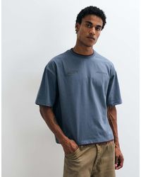 ASOS - Oversized Boxy Double Layer T Shirt With High Build Graphic - Lyst