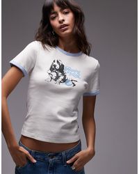 Levi's - Rickie Ringer Tee With Dog Graphic - Lyst