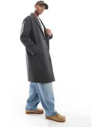 Bershka - Long Overcoat - Lyst