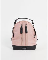 ELLE Sport – mini-rucksack mit reißverschluss - Pink