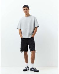 Pull&Bear - Pantaloncini Bermuda Dritti - Lyst