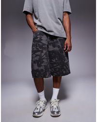 Liquor N Poker - – locker geschnittene jeansjorts - Lyst