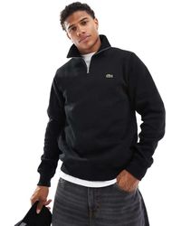 Lacoste - Essentials 1/4 Zip Sweatshirt - Lyst