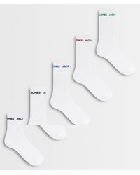 Jack & Jones - 5 Pack Crew Socks - Lyst