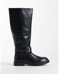 SEQWL - Mickey schnallen-stiefel bis zum knie - Lyst
