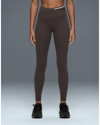 Oysho - Comfortlux V-cut Rib Ankle-length leggings - Lyst