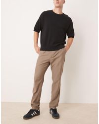 Mango - Pleat Detail Tailored Tapered Trouser - Lyst