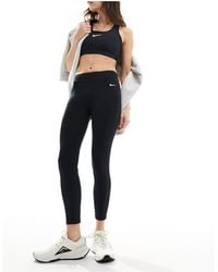 Nike - Nike Pro Training Dri-fit Mid Rise 7/8s Mesh leggings - Lyst