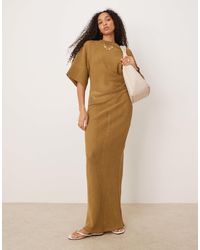 ASOS - – midi-t-shirt-kleid aus häkelstrick - Lyst