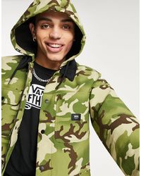Vans Elevated Mte Parka in Green for 
