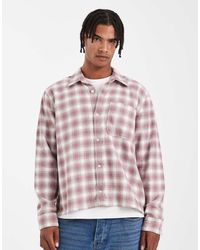 Hollister - Long Sleeve Plaid Flannel Shirt - Lyst