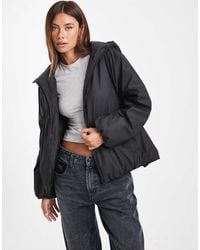 ASOS - Rubberized Hooded Rainwear Bomber Jacket - Lyst