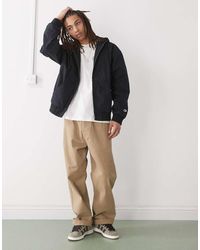 Champion - Zip Up Woven Hooded Jacket - Lyst