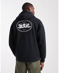 Levi's - 2 Horse Logo Back Print Relaxed Fit Hoodie - Lyst